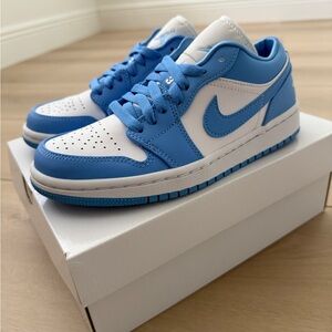 Nike Blue and White Sneakers